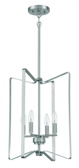 Shayna 4 Light Foyer in Brushed Polished Nickel (20|56134-BNK)