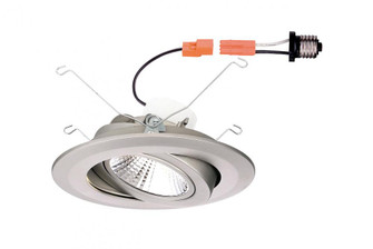 6 in. 3000K Remodel Directional Gimbal Brushed Nickel Integrated LED Recessed Trim (21|EVL6742BBN30)