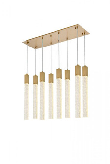Weston 8 lights pendant in satin gold (758|2066D36SG)
