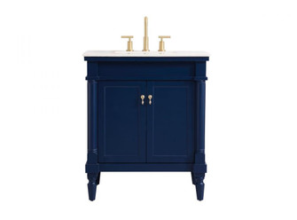 30 inch Single bathroom vanity in blue (758|VF13030BL)