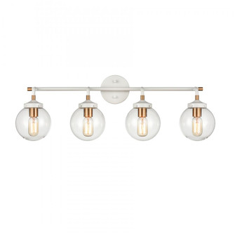 Boudreaux 33'' Wide 4-Light Vanity Light - Matte White (91|24433/4)