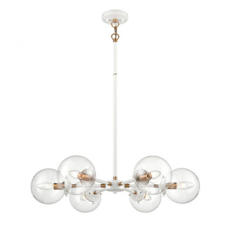 Boudreaux 28'' Wide 6-Light Chandelier - Matte White (91|24438/6)