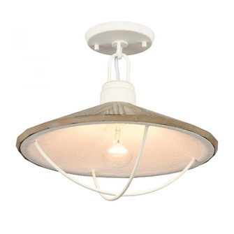 Cape May 14'' Wide 1-Light Semi Flush Mount - White Coral (91|63155/1)