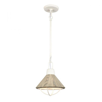 Cape May 9'' Wide 1-Light Mini Pendant - White Coral (91|63156/1)