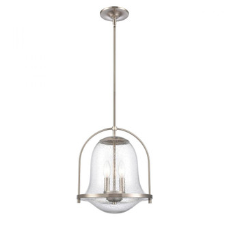 Connection 12'' Wide 2-Light Pendant - Satin Nickel (91|67856/2)