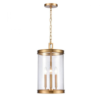 Mendoza 10.25'' Wide 3-Light Pendant - Brushed Gold (91|69755/3)