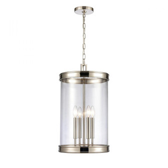 Mendoza 12.75'' Wide 4-Light Pendant - Polished Nickel (91|69766/4)