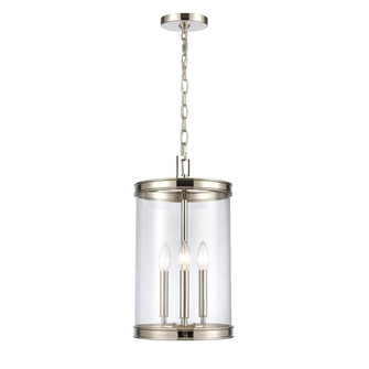 Mendoza 10.25'' Wide 3-Light Pendant - Polished Nickel (91|69765/3)