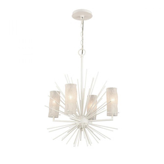 Sea Urchin 20'' Wide 4-Light Chandelier - White Coral (91|82086/4)