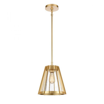 Open Louvers 10'' Wide 1-Light Pendant - Champagne Gold (91|82105/1)