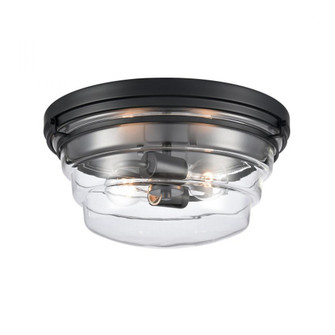 Boyer 14'' Wide 2-Light Flush Mount - Matte Black (91|82167/2)