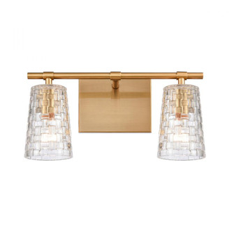 Lightweave 15'' Wide 2-Light Vanity Light - Satin Brass (91|82171/2)