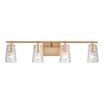 Lightweave 32'' Wide 4-Light Vanity Light - Satin Brass (91|82173/4)