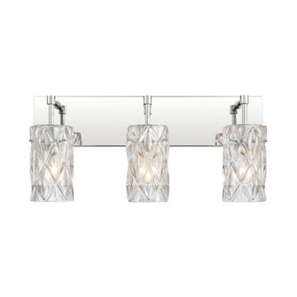 Forma de Crystal 23'' Wide 3-Light Vanity Light - Polished Chrome (91|82192/3)