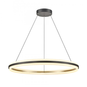 Light Ring 33'' Wide LED Pendant - Matte Black (91|85045/LED)