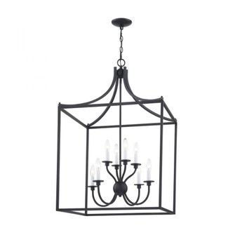 Thomas - Prescott 24'' Wide 8-Light Chandelier - Mattte Black (91|CN700816)