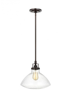 Belton transitional 1-light indoor dimmable ceiling hanging single pendant light in bronze finish wi (38|6514501-710)