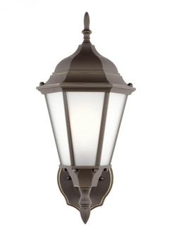Bakersville traditional 1-light outdoor exterior wall lantern sconce in antique bronze finish with s (38|89941-71)
