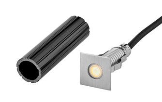 Small Stainless Steel LED Square Button Light (87|15084SS)