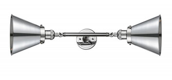 Appalachian - 2 Light - 8 inch - Polished Chrome - Adjustable Bath Vanity Light (3442|208L-PC-M13-PC-LED)