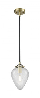 Geneseo - 1 Light - 7 inch - Black Antique Brass - Stem hung - Mini Pendant (3442|284-1S-BAB-G165-LED)