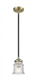 Canton - 1 Light - 5 inch - Black Antique Brass - Stem hung - Mini Pendant (3442|284-1S-BAB-G184S-LED)