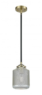 Stanton - 1 Light - 6 inch - Black Antique Brass - Stem hung - Mini Pendant (3442|284-1S-BAB-G262)