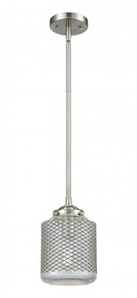 Stanton - 1 Light - 6 inch - Brushed Satin Nickel - Stem hung - Mini Pendant (3442|284-1S-SN-G262)