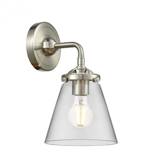 Cone - 1 Light - 6 inch - Brushed Satin Nickel - Sconce (3442|284-1W-SN-G62-LED)