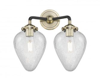Geneseo - 2 Light - 15 inch - Black Antique Brass - Bath Vanity Light (3442|284-2W-BAB-G165)