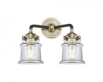 Canton - 2 Light - 13 inch - Black Antique Brass - Bath Vanity Light (3442|284-2W-BAB-G182S-LED)