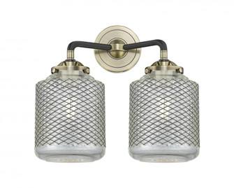 Stanton - 2 Light - 14 inch - Black Antique Brass - Bath Vanity Light (3442|284-2W-BAB-G262-LED)