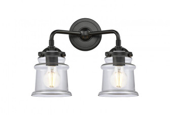 Canton - 2 Light - 13 inch - Oil Rubbed Bronze - Bath Vanity Light (3442|284-2W-OB-G182S-LED)