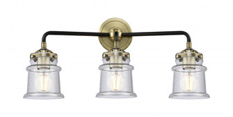 Canton - 3 Light - 23 inch - Black Antique Brass - Bath Vanity Light (3442|284-3W-BAB-G184S-LED)