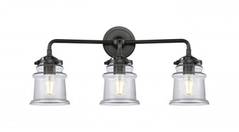 Canton - 3 Light - 23 inch - Oil Rubbed Bronze - Bath Vanity Light (3442|284-3W-OB-G182S)