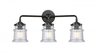 Canton - 3 Light - 23 inch - Oil Rubbed Bronze - Bath Vanity Light (3442|284-3W-OB-G184S)