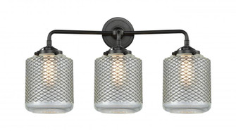 Stanton - 3 Light - 24 inch - Oil Rubbed Bronze - Bath Vanity Light (3442|284-3W-OB-G262)