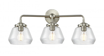 Fulton - 3 Light - 25 inch - Brushed Satin Nickel - Bath Vanity Light (3442|284-3W-SN-G172-LED)