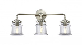 Canton - 3 Light - 23 inch - Brushed Satin Nickel - Bath Vanity Light (3442|284-3W-SN-G182S)