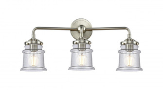 Canton - 3 Light - 23 inch - Brushed Satin Nickel - Bath Vanity Light (3442|284-3W-SN-G184S-LED)