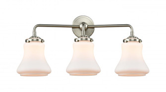 Bellmont - 3 Light - 24 inch - Brushed Satin Nickel - Bath Vanity Light (3442|284-3W-SN-G191-LED)