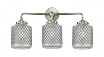 Stanton - 3 Light - 24 inch - Brushed Satin Nickel - Bath Vanity Light (3442|284-3W-SN-G262-LED)