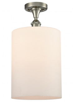 Cobbleskill - 1 Light - 9 inch - Brushed Satin Nickel - Semi-Flush Mount (3442|516-1C-SN-G111-L)