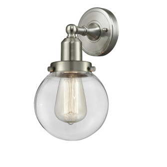 Beacon - 1 Light - 6 inch - Brushed Satin Nickel - Sconce (3442|900H-1W-SN-G202-6-LED)