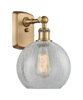 Athens - 1 Light - 8 inch - Brushed Brass - Sconce (3442|516-1W-BB-G125)