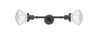 Olean - 2 Light - 7 inch - Oil Rubbed Bronze - Adjustable Bath Vanity Light (3442|208L-OB-G322-LED)