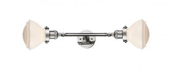 Olean - 2 Light - 7 inch - Polished Nickel - Adjustable Bath Vanity Light (3442|208L-PN-G321)