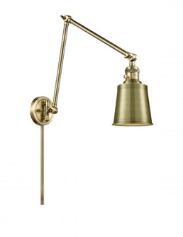 Addison - 1 Light - 8 inch - Antique Brass -Adjustable Swing Arm (3442|238-AB-M9-AB)
