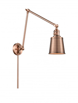 Addison - 1 Light - 8 inch - Antique Copper -Adjustable Swing Arm (3442|238-AC-M9-AC)