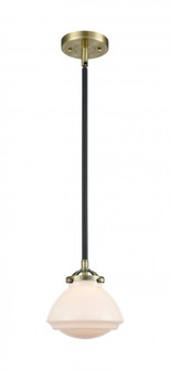 Olean - 1 Light - 7 inch - Black Antique Brass - Stem hung - Mini Pendant (3442|284-1S-BAB-G321-LED)